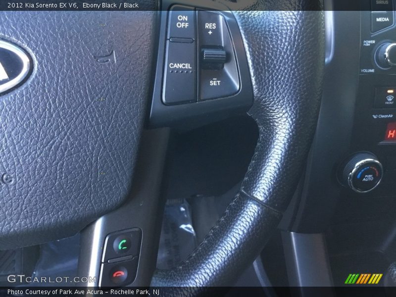Ebony Black / Black 2012 Kia Sorento EX V6
