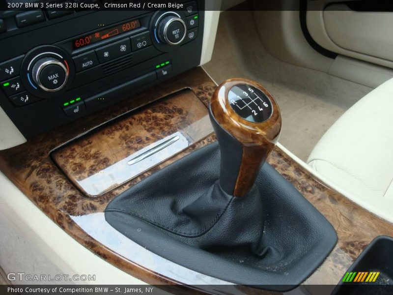 Crimson Red / Cream Beige 2007 BMW 3 Series 328i Coupe
