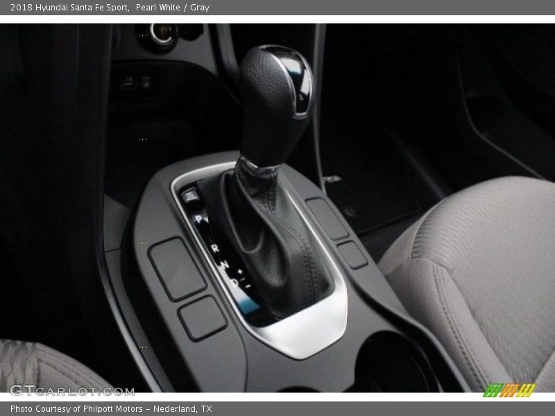 Pearl White / Gray 2018 Hyundai Santa Fe Sport