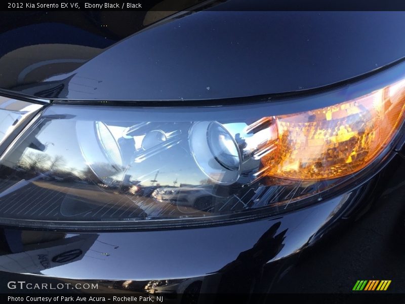 Ebony Black / Black 2012 Kia Sorento EX V6