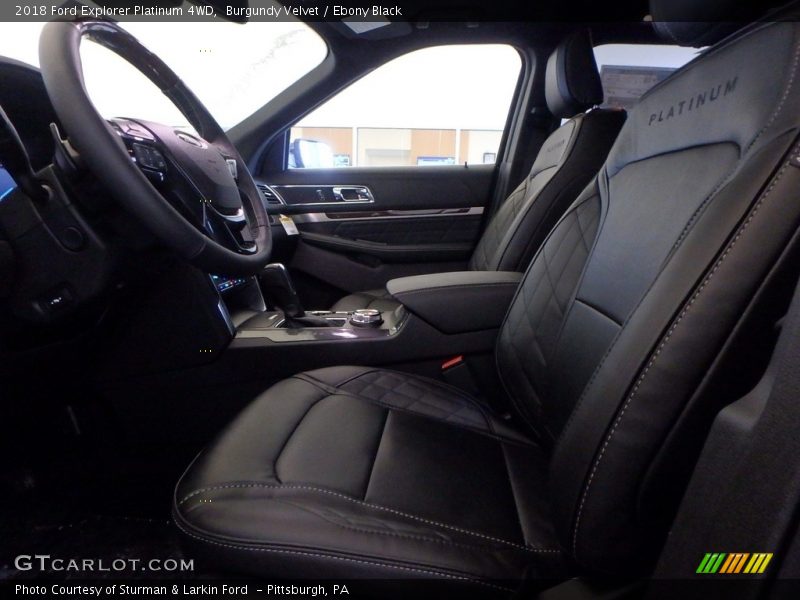 Burgundy Velvet / Ebony Black 2018 Ford Explorer Platinum 4WD