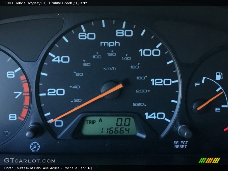 Granite Green / Quartz 2001 Honda Odyssey EX