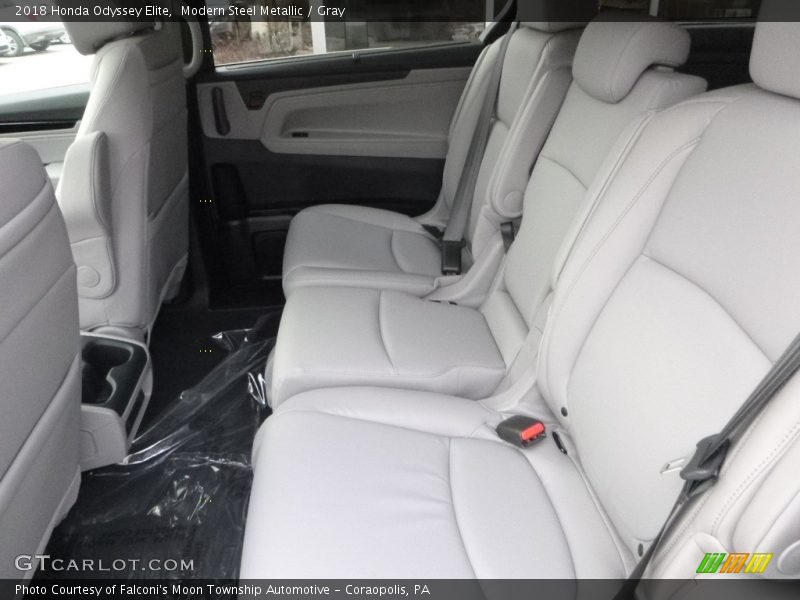 Modern Steel Metallic / Gray 2018 Honda Odyssey Elite