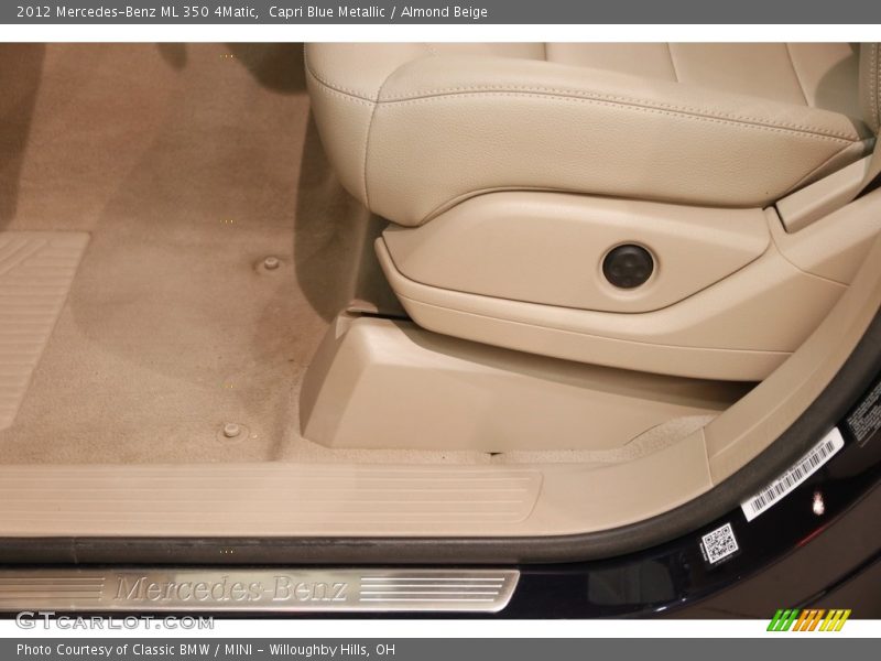Capri Blue Metallic / Almond Beige 2012 Mercedes-Benz ML 350 4Matic