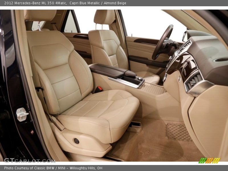 Capri Blue Metallic / Almond Beige 2012 Mercedes-Benz ML 350 4Matic