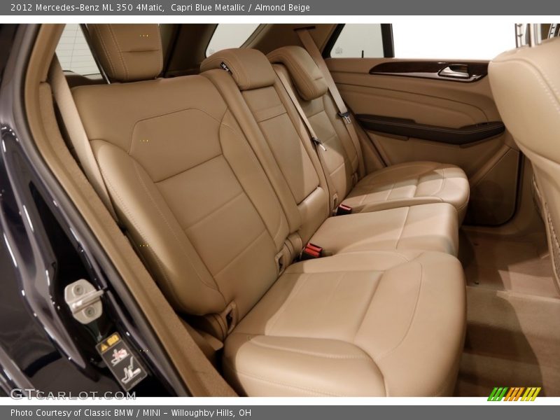 Capri Blue Metallic / Almond Beige 2012 Mercedes-Benz ML 350 4Matic