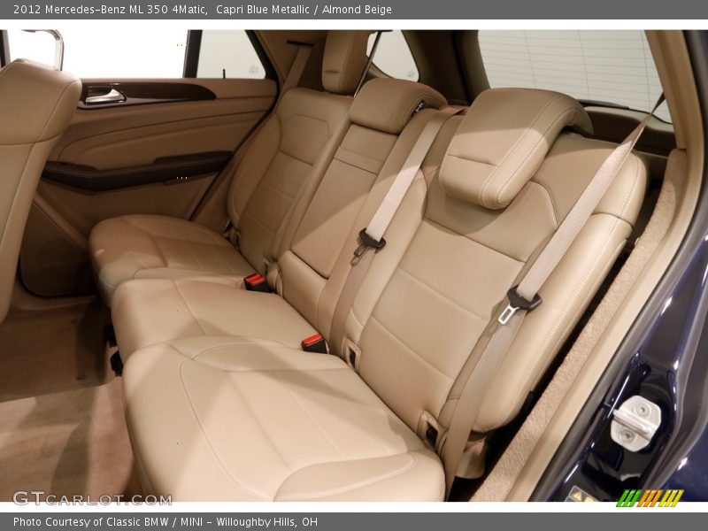 Capri Blue Metallic / Almond Beige 2012 Mercedes-Benz ML 350 4Matic