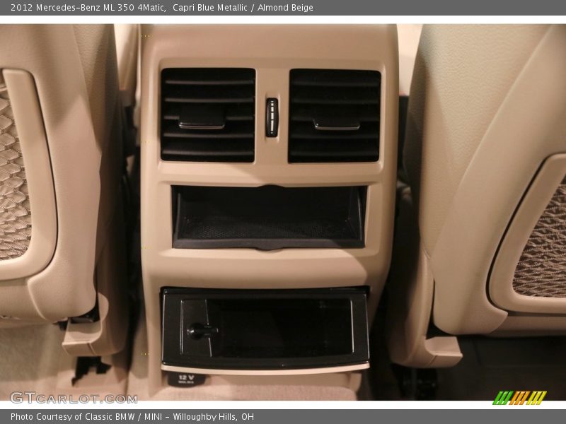 Capri Blue Metallic / Almond Beige 2012 Mercedes-Benz ML 350 4Matic