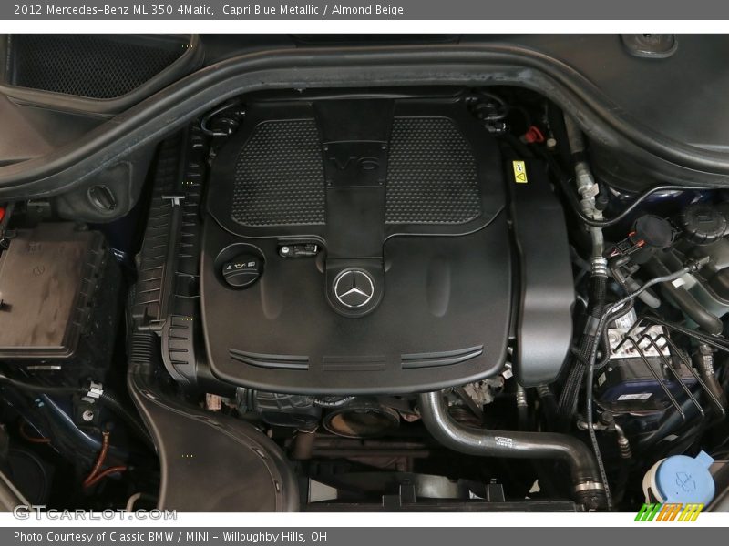 Capri Blue Metallic / Almond Beige 2012 Mercedes-Benz ML 350 4Matic