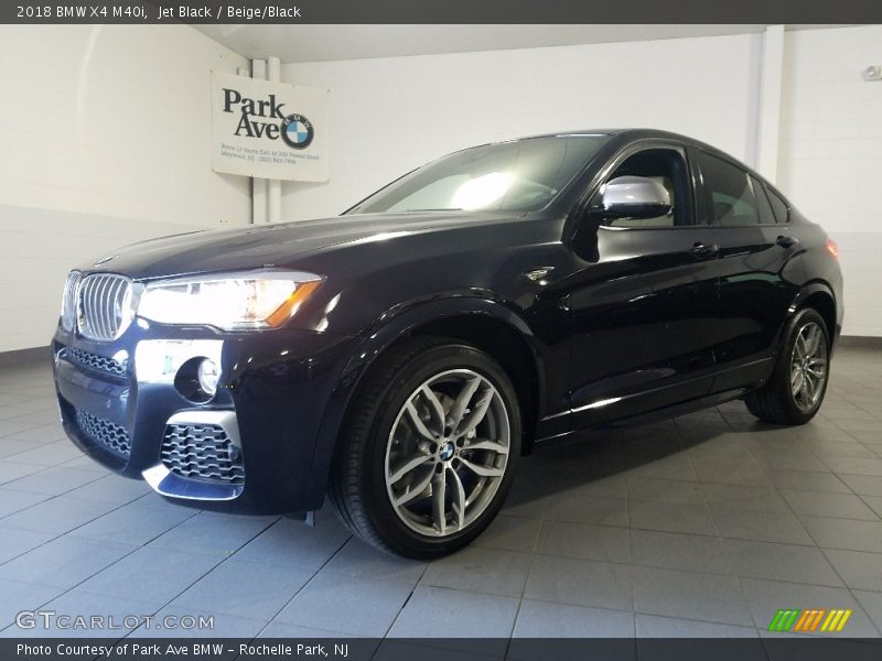 Jet Black / Beige/Black 2018 BMW X4 M40i