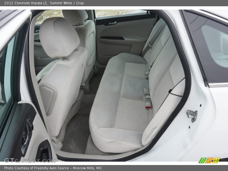Summit White / Gray 2012 Chevrolet Impala LS