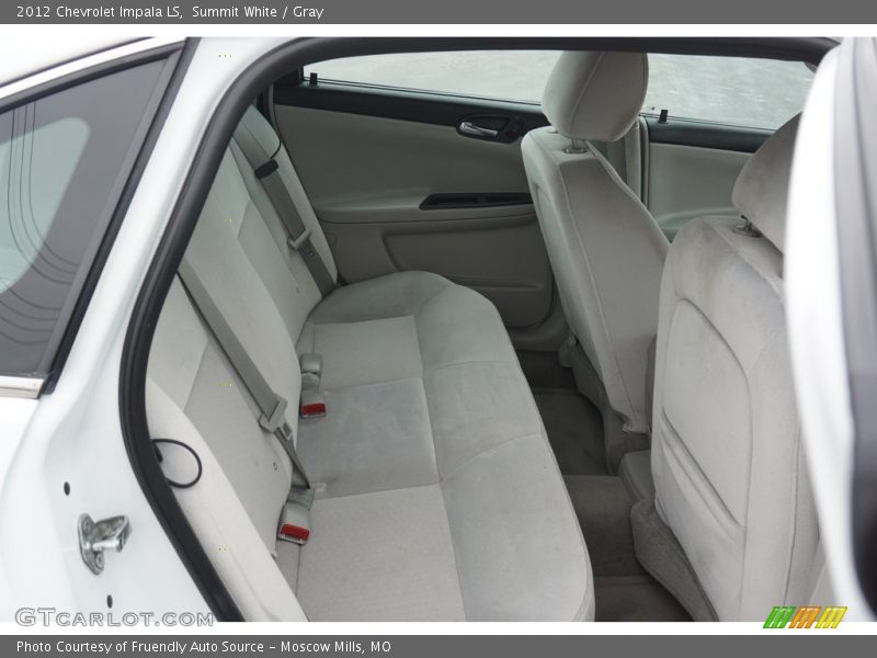 Summit White / Gray 2012 Chevrolet Impala LS