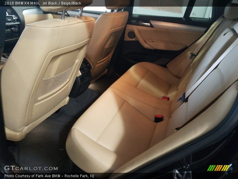 Jet Black / Beige/Black 2018 BMW X4 M40i