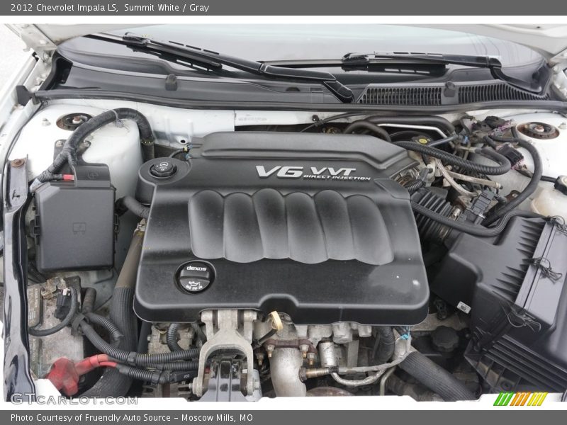 Summit White / Gray 2012 Chevrolet Impala LS