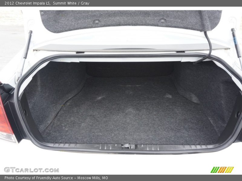 Summit White / Gray 2012 Chevrolet Impala LS