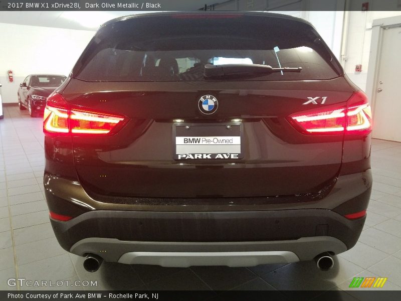 Dark Olive Metallic / Black 2017 BMW X1 xDrive28i