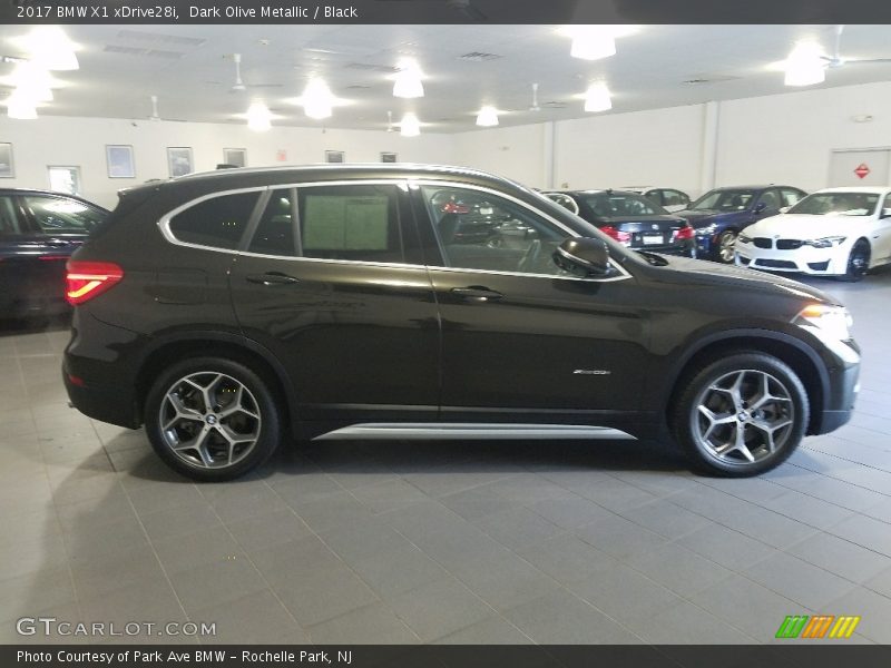 Dark Olive Metallic / Black 2017 BMW X1 xDrive28i