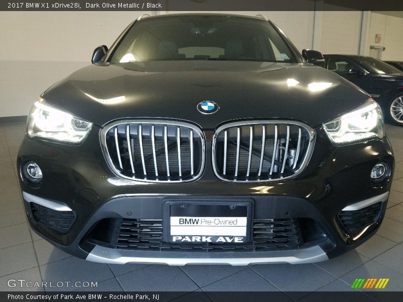 Dark Olive Metallic / Black 2017 BMW X1 xDrive28i