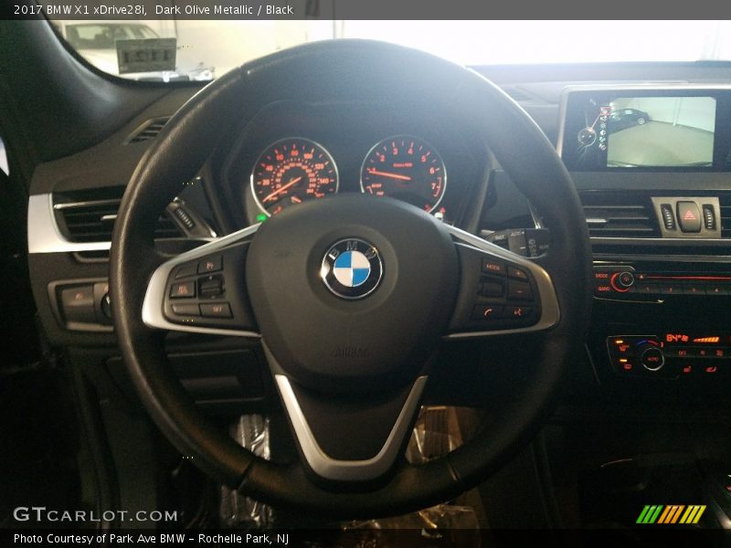 Dark Olive Metallic / Black 2017 BMW X1 xDrive28i