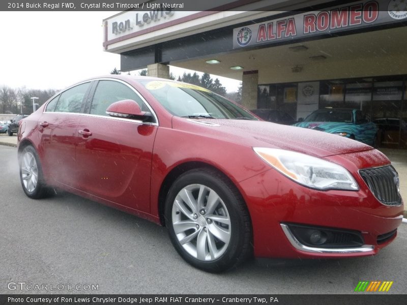Crystal Red Tintcoat / Light Neutral 2014 Buick Regal FWD