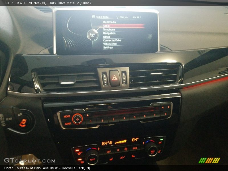 Dark Olive Metallic / Black 2017 BMW X1 xDrive28i