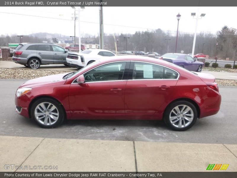 Crystal Red Tintcoat / Light Neutral 2014 Buick Regal FWD