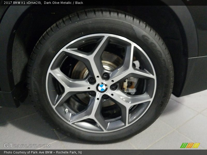 Dark Olive Metallic / Black 2017 BMW X1 xDrive28i