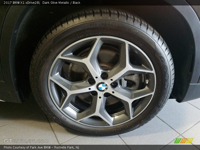 Dark Olive Metallic / Black 2017 BMW X1 xDrive28i
