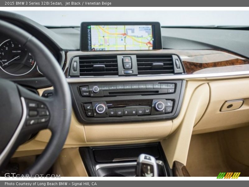 Jet Black / Venetian Beige 2015 BMW 3 Series 328i Sedan