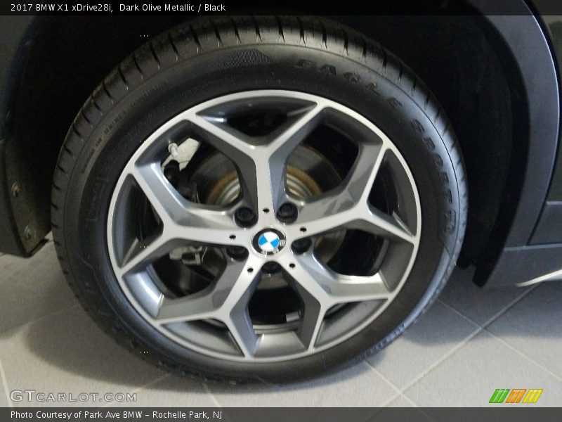 Dark Olive Metallic / Black 2017 BMW X1 xDrive28i