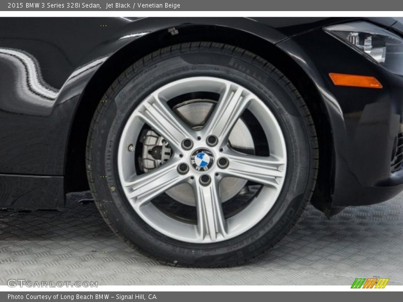 Jet Black / Venetian Beige 2015 BMW 3 Series 328i Sedan