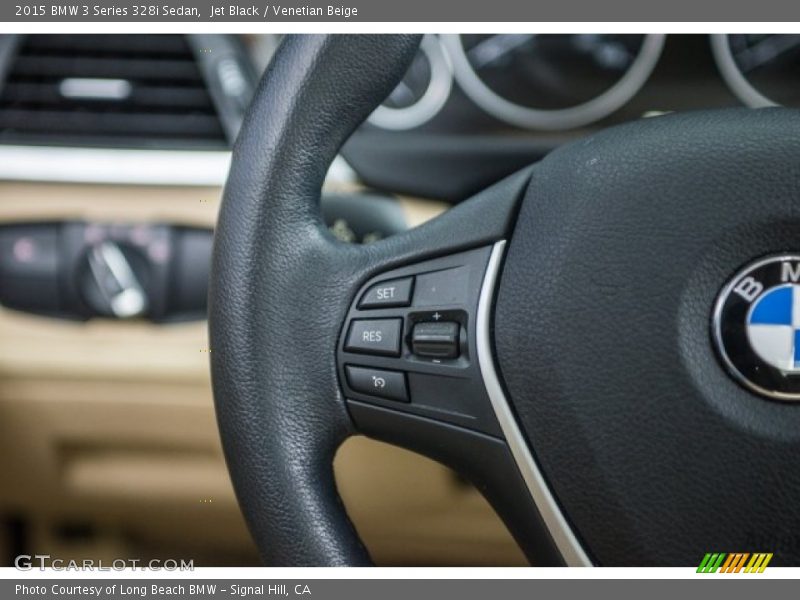 Jet Black / Venetian Beige 2015 BMW 3 Series 328i Sedan