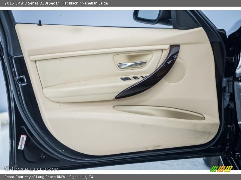 Jet Black / Venetian Beige 2015 BMW 3 Series 328i Sedan