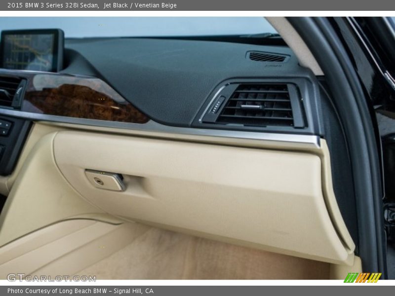 Jet Black / Venetian Beige 2015 BMW 3 Series 328i Sedan