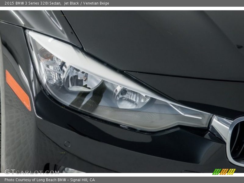 Jet Black / Venetian Beige 2015 BMW 3 Series 328i Sedan