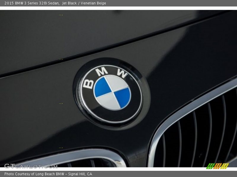 Jet Black / Venetian Beige 2015 BMW 3 Series 328i Sedan