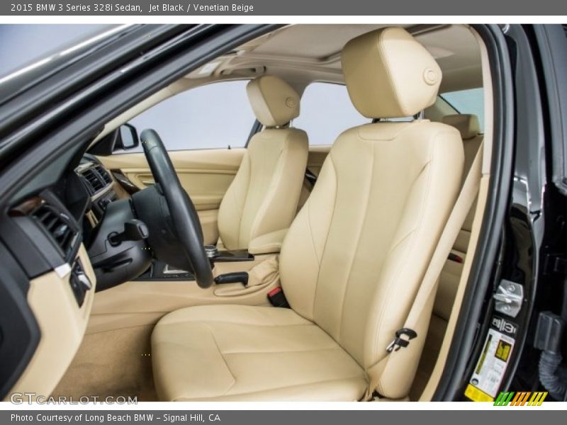 Jet Black / Venetian Beige 2015 BMW 3 Series 328i Sedan