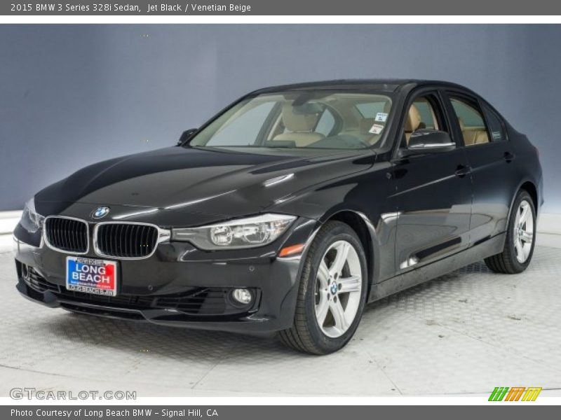 Jet Black / Venetian Beige 2015 BMW 3 Series 328i Sedan