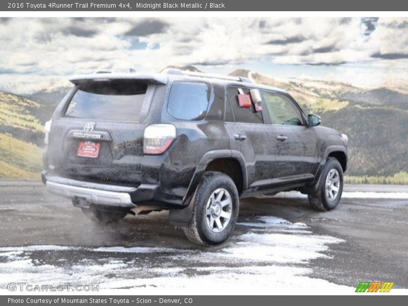 Midnight Black Metallic / Black 2016 Toyota 4Runner Trail Premium 4x4