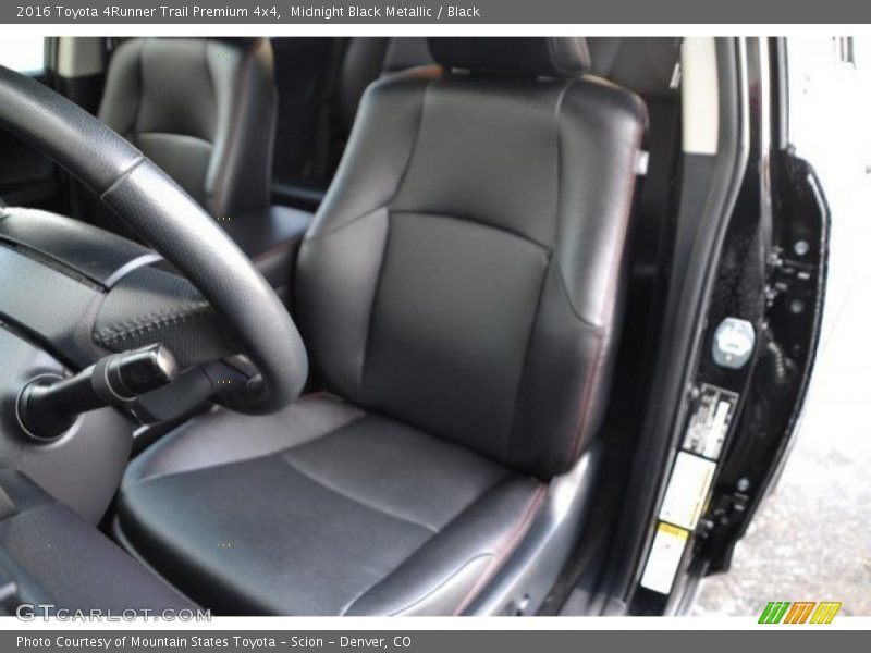 Midnight Black Metallic / Black 2016 Toyota 4Runner Trail Premium 4x4