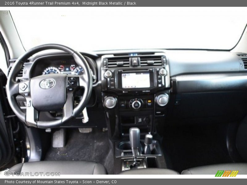 Midnight Black Metallic / Black 2016 Toyota 4Runner Trail Premium 4x4