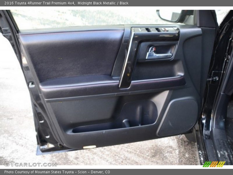 Midnight Black Metallic / Black 2016 Toyota 4Runner Trail Premium 4x4