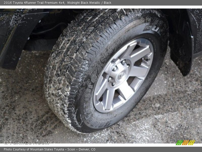 Midnight Black Metallic / Black 2016 Toyota 4Runner Trail Premium 4x4