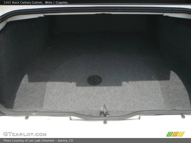 White / Graphite 2003 Buick Century Custom
