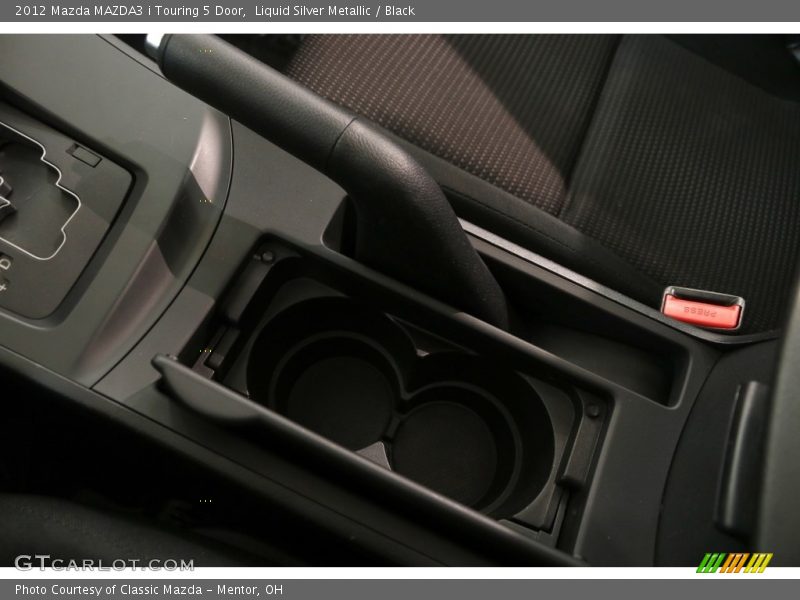 Liquid Silver Metallic / Black 2012 Mazda MAZDA3 i Touring 5 Door