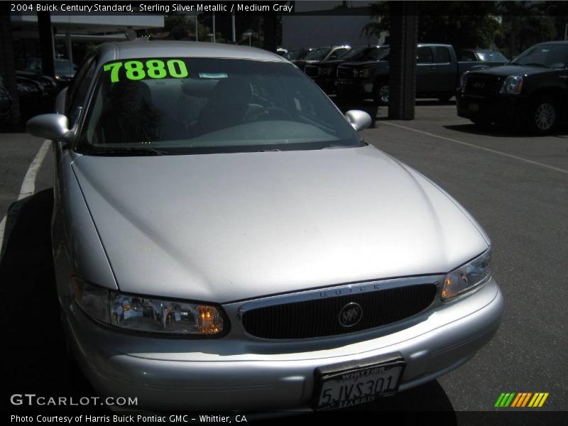 Sterling Silver Metallic / Medium Gray 2004 Buick Century Standard