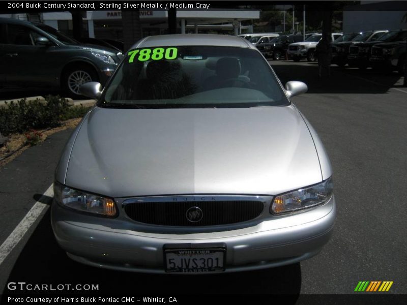 Sterling Silver Metallic / Medium Gray 2004 Buick Century Standard