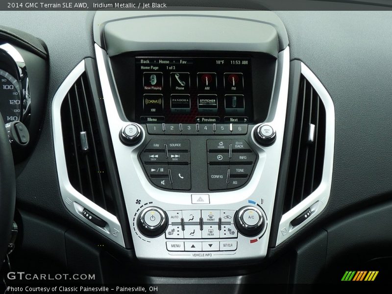 Iridium Metallic / Jet Black 2014 GMC Terrain SLE AWD