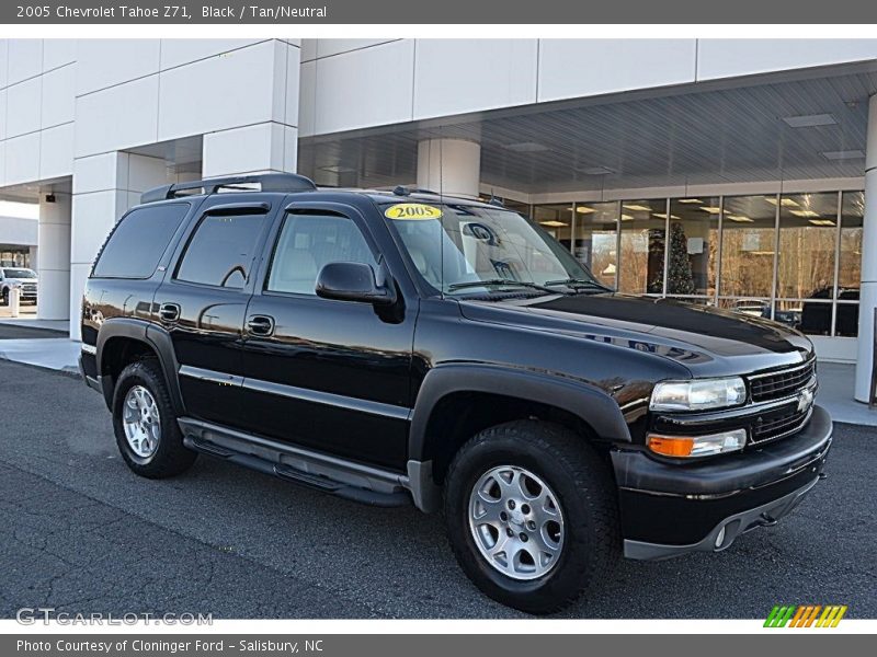 Black / Tan/Neutral 2005 Chevrolet Tahoe Z71