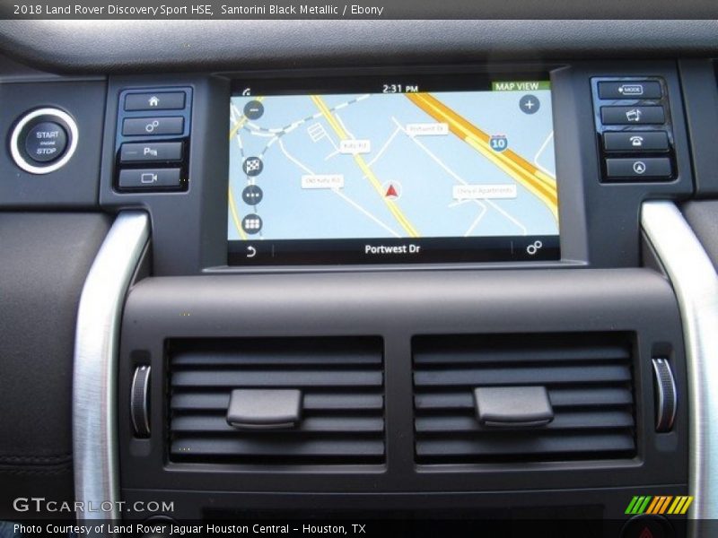 Navigation of 2018 Discovery Sport HSE